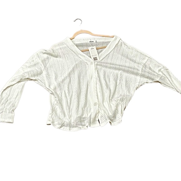 MISSKY Sweaters - WOMENS CABLE KNIT WHITE SWEATER